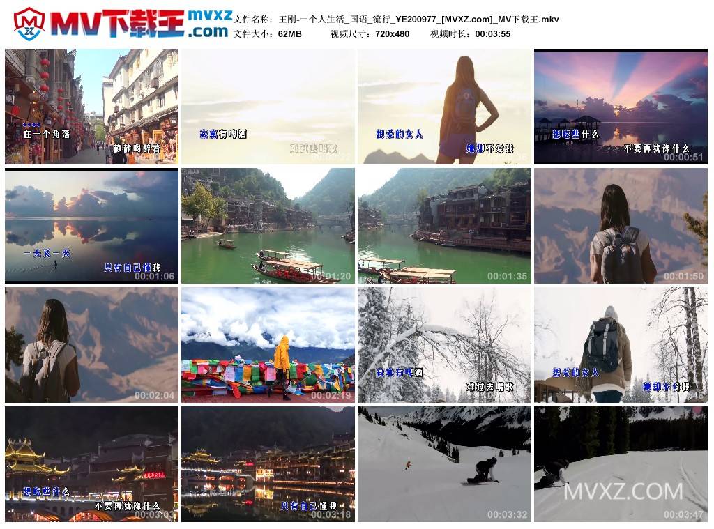 王刚-一个人生活_国语_流行_YE200977